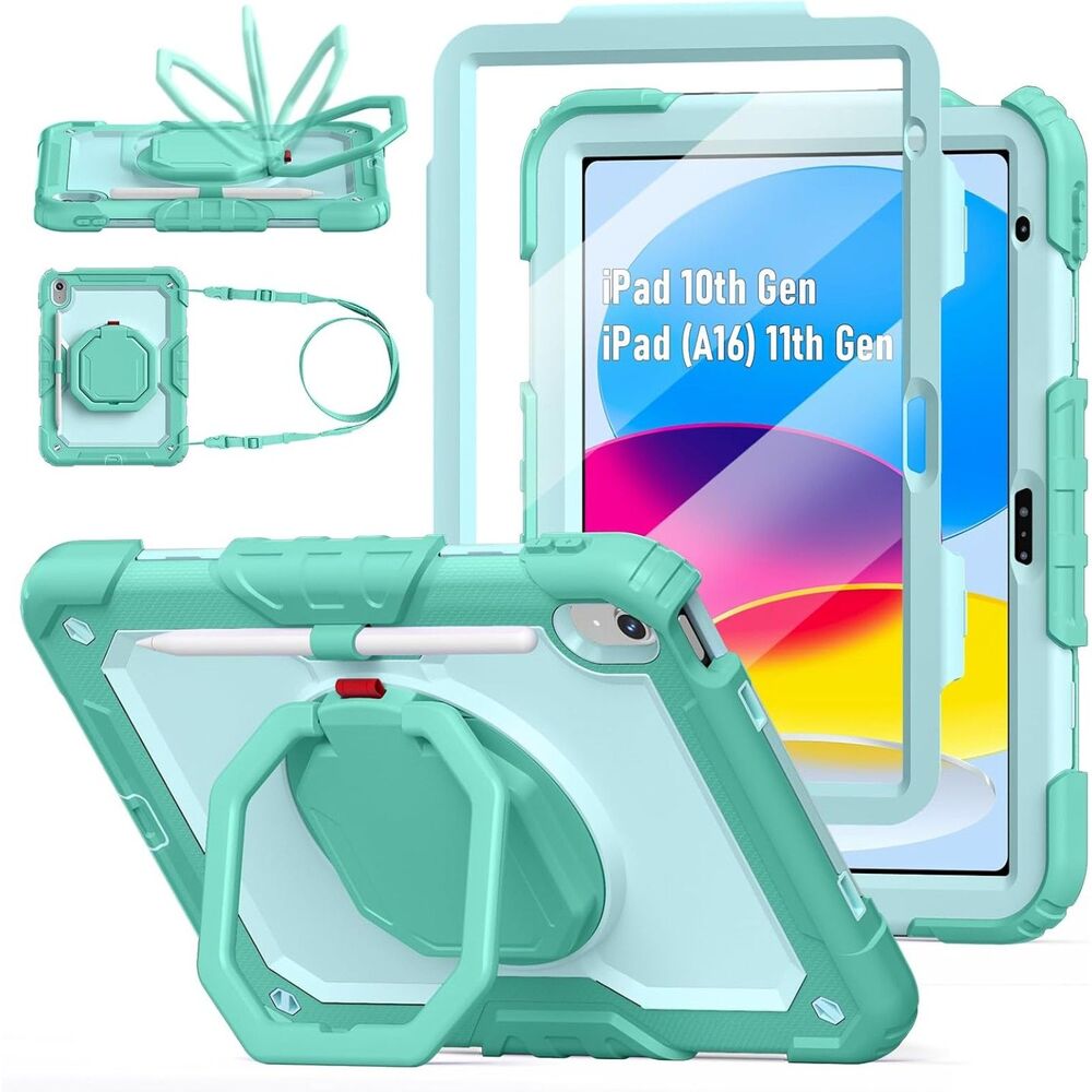 Smart Case for iPad 10th & 11th Gen 10.9" / 11" (2022/2025/A16) - Mint Green